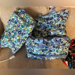 $175 for 3 BARELY USED Vera Bradley Bags Roller bag, duffel bag and canvas tote